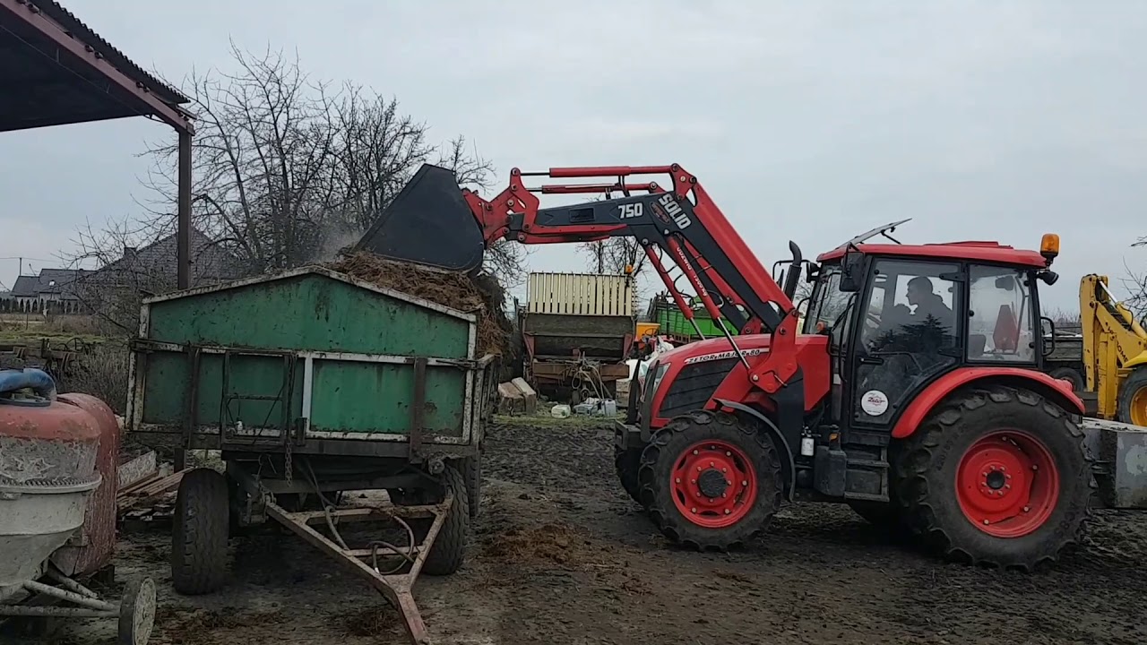 Pierwsze wyrzucanie obornika w 2020 roku