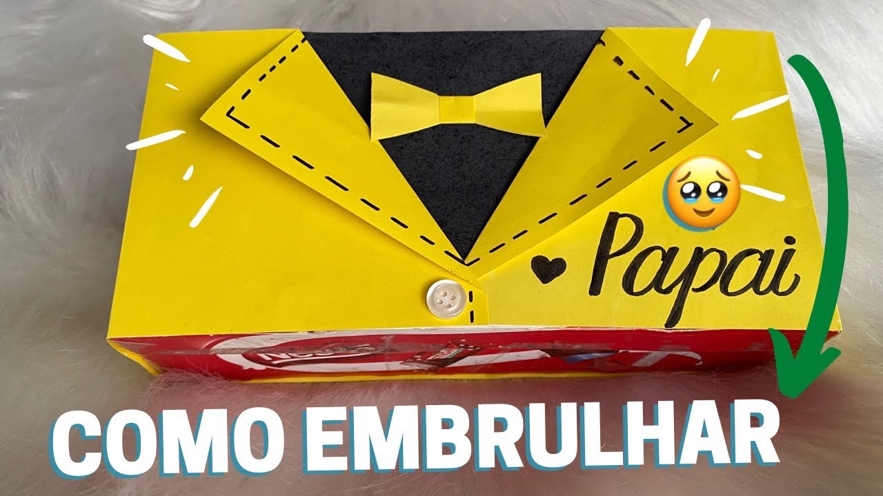 COMO EMBRULHAR PRESENTE PAI FÁCIL E RÁPIDO