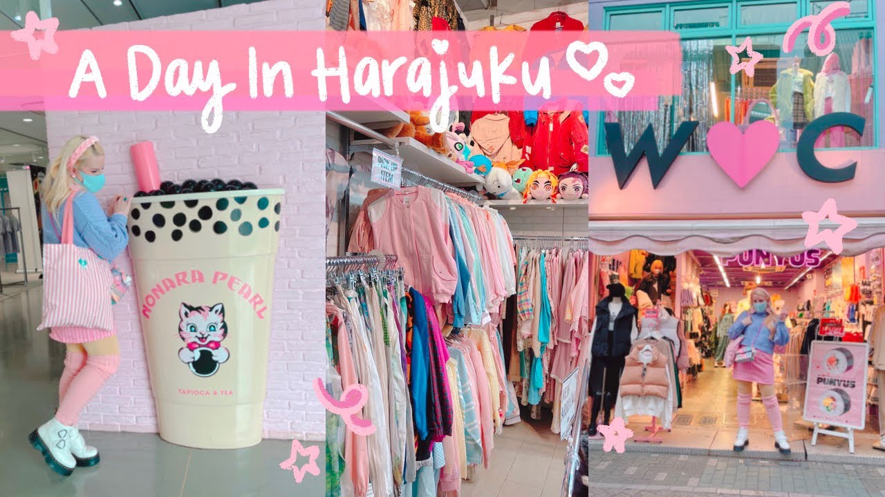 A day in Harajuku 🎀🌸🛍️ vintage clothing, Sanrio, & other cute shopping!