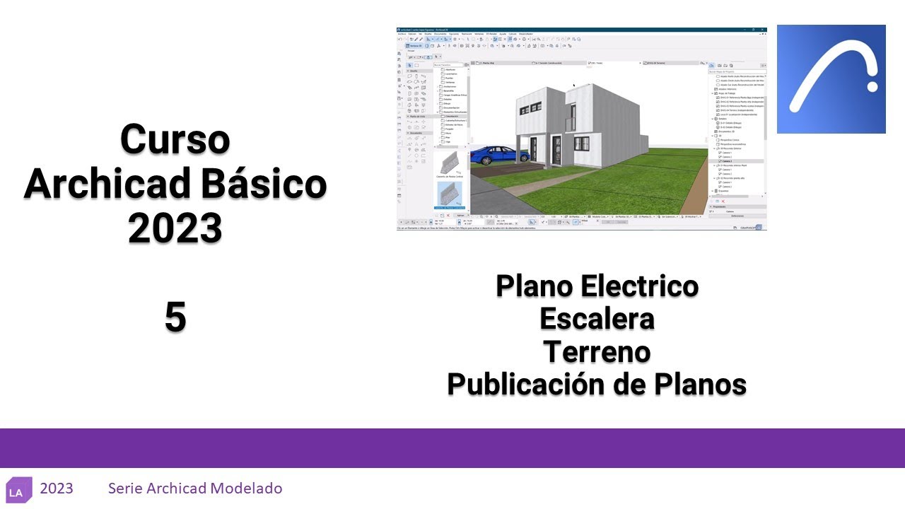 #ARCHICAD CURSO FAUV 2023 Instalación electrica