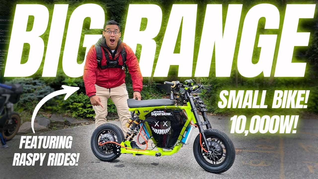 We Brought Mini-Bikes to a HIGH SPEED GROUP RIDE! Roadrunner V3 Range Test