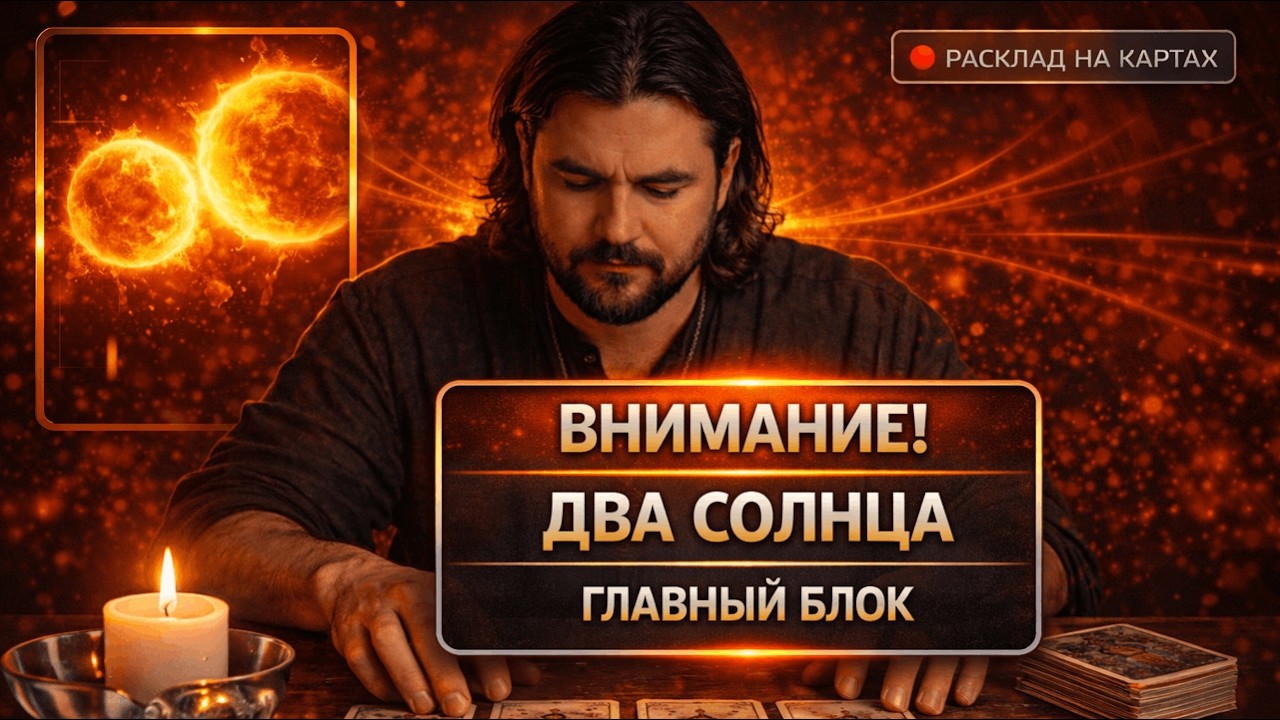 🔥 ДВА СОЛНЦА В РАСКЛАДЕ! Вы сжигаете мужчин... Как убрать ГЛАВНЫЙ блок? 🤯 #отношения #расклад