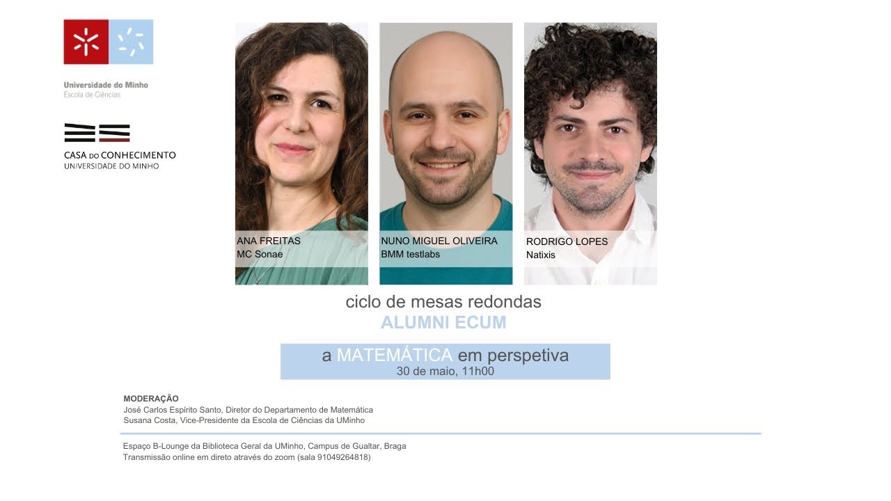 Mesas redondas Alumni ECUM 2025 - Matemática