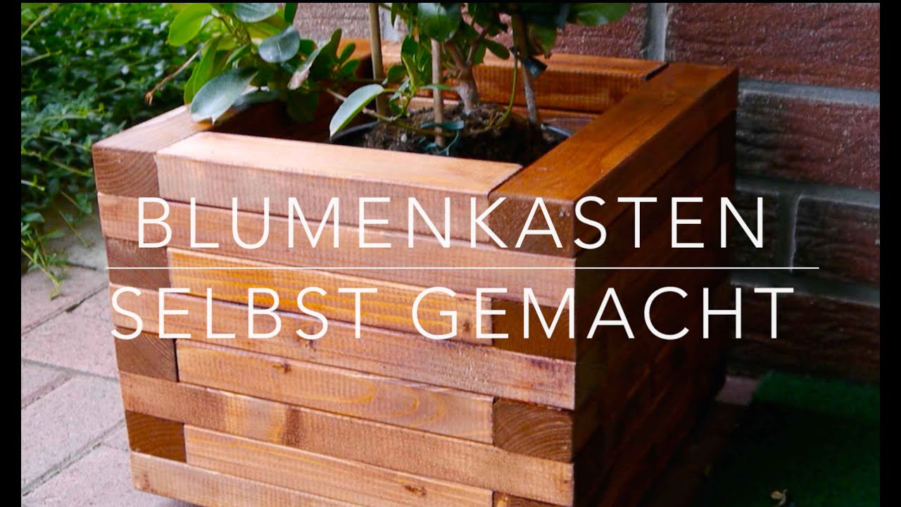 DIY Blumenkasten aus Holz  Kinderleicht bauen