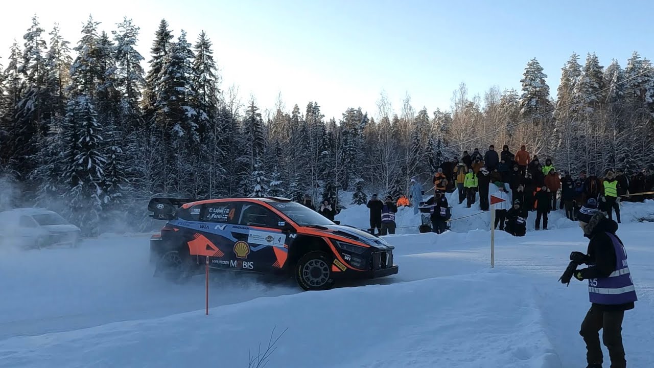 Isovalkeinen SM-Ralli EK/SS5 Pihlainen. Lappi, Katsuta (Rally1)