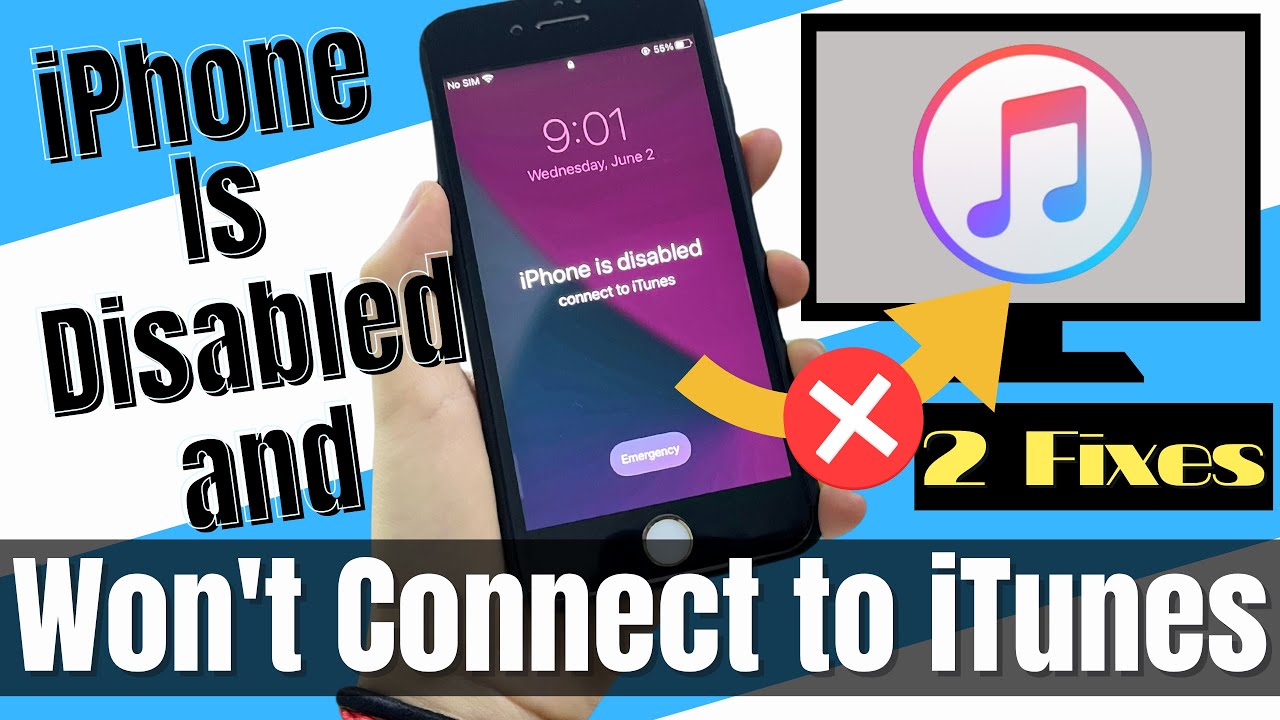 [FIXED] My iPhone Is Disabled and Won&rsquo;t Connect to iTunes | Fix Any Disabled iPhone