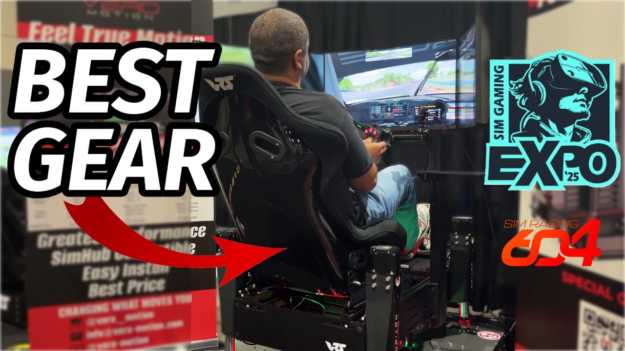 The Best Sim Racing Gear at Sim Gaming Expo 2025