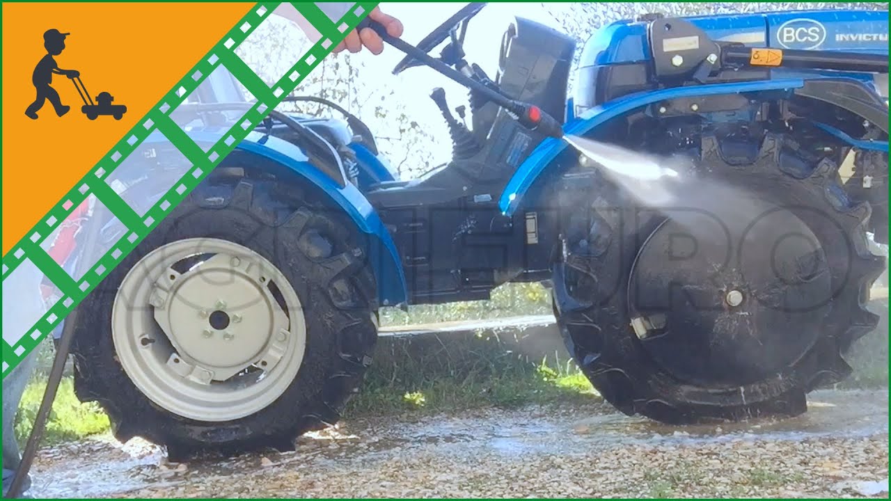 Funzionamento della Idropulitrice elettrica ad acqua freddo Lavor Fury Extra 135 | Lavaggio trattore