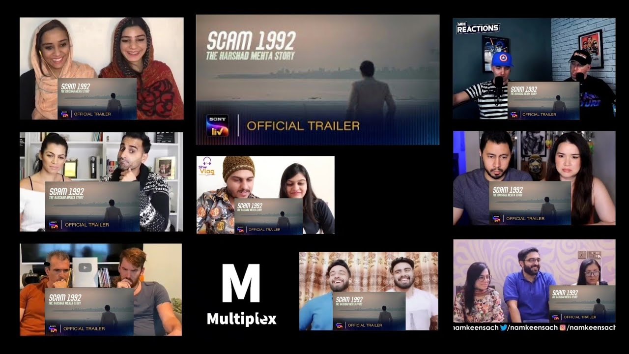 Scam 1992 - The Harshad Mehta Story | Scam 1992 trailer | Harshad Mehta | Sony LIV | #mixedreaction