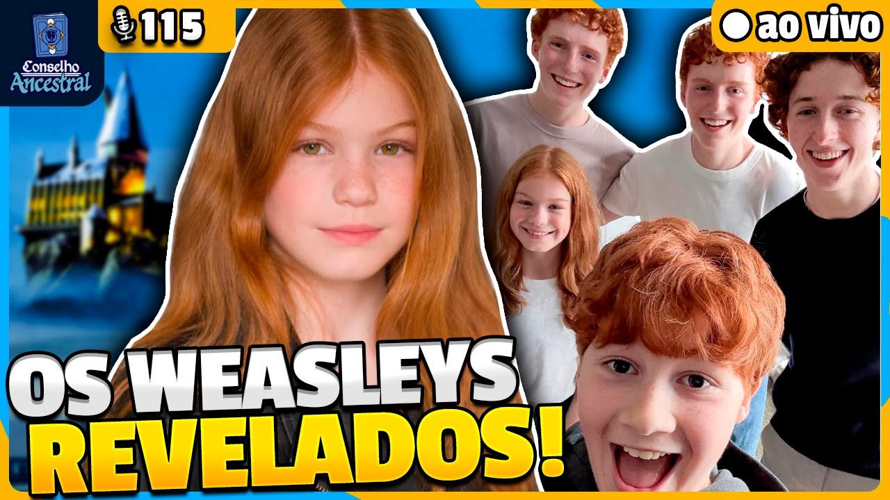 SÉRIE DA HBO ANUNCIA GINA, FRED, GEORGE E PERCY WEASLEY! | CONSELHO ANCESTRAL