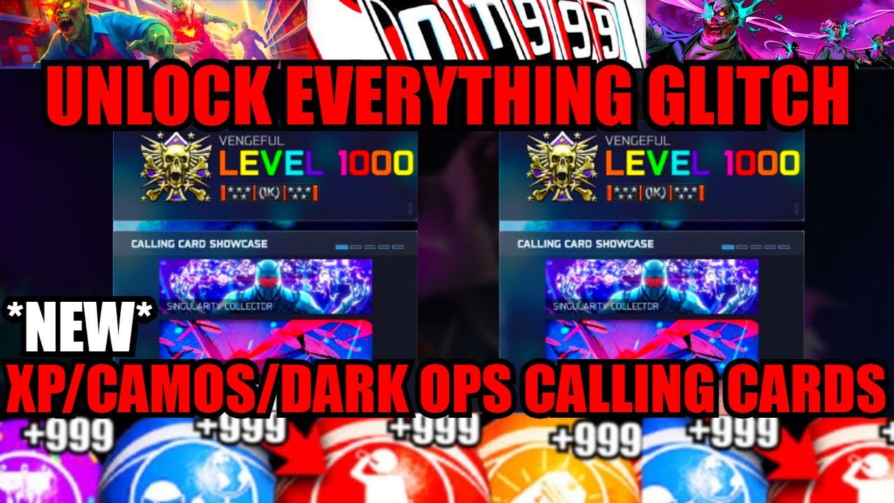 *NEW* SOLO UNLIMITED ALL GLITCH! XP/UNLOCK DARK OPS/CAMOS/MORE! BO7 GLITCHES! BO7 ZOMBIES GLITCH! 