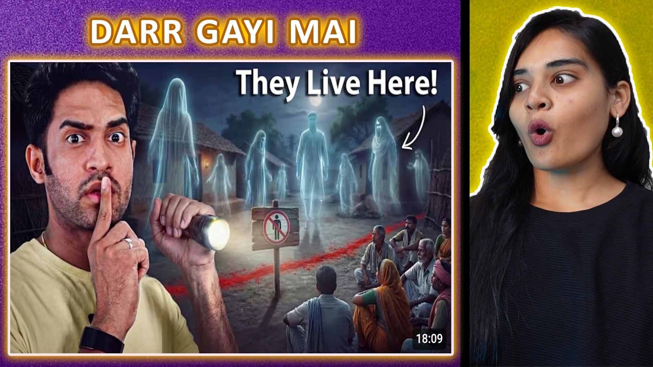 Inside a Mysterious Village of Ghosts! 😨(Humans Not Allowed!) REACTION | Thugesh | Neha M.