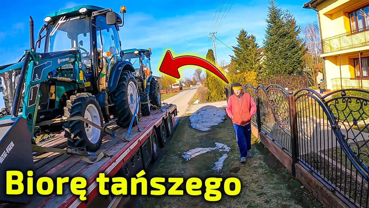 Wybrał tańszy model ciągnika Arbos 2035 od Korbanek 👉 Miał co wybierać z lawety !