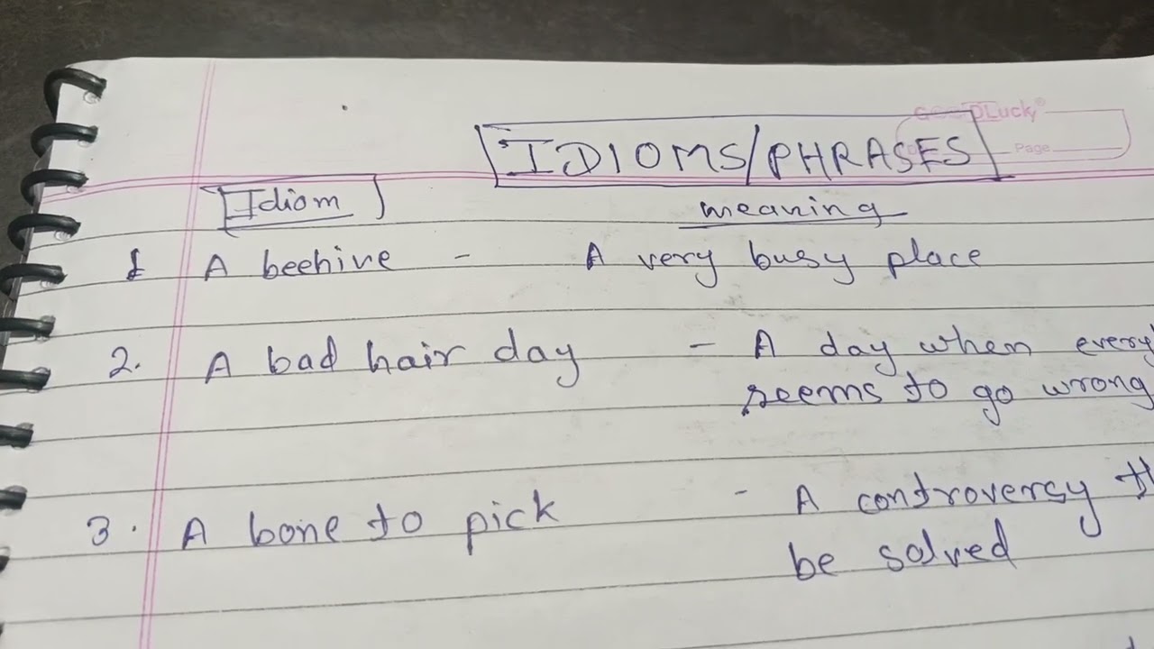 Vocabulary class -2