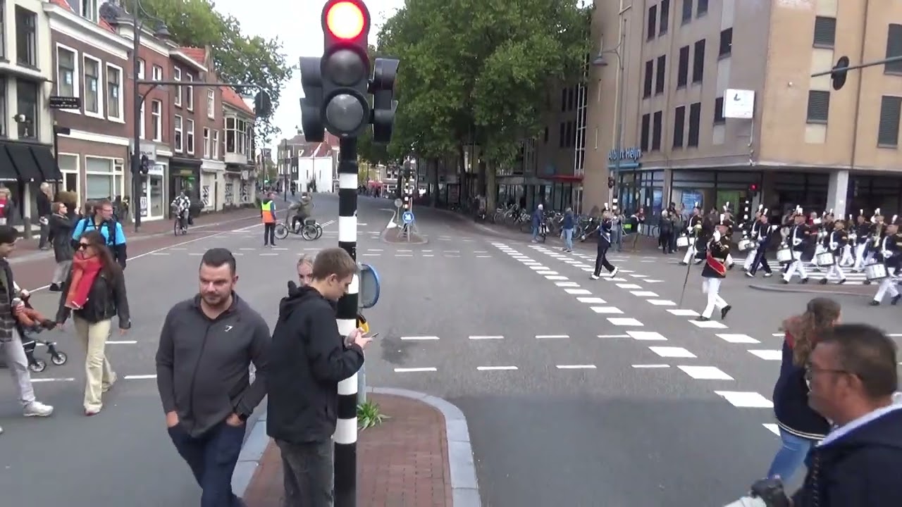 K&G Leiden en Jong K&G Leiden gezamenlijk naar Pleintaptoe Leidens Ontzet 2022 deel 2