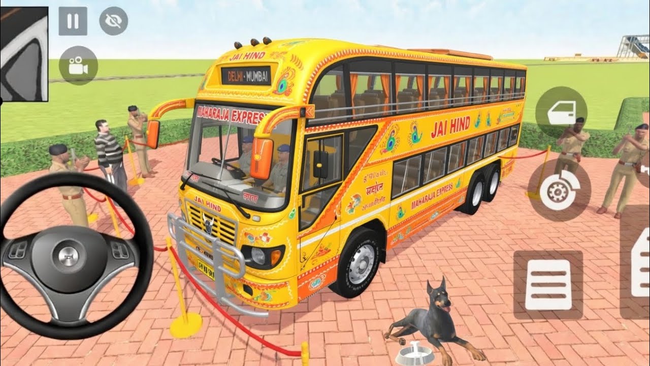 🤑Indian Thift Auto Simulator🤩Indian Showroom Purchase😯Modified Golden Double-decker bus& Car🥳Game
