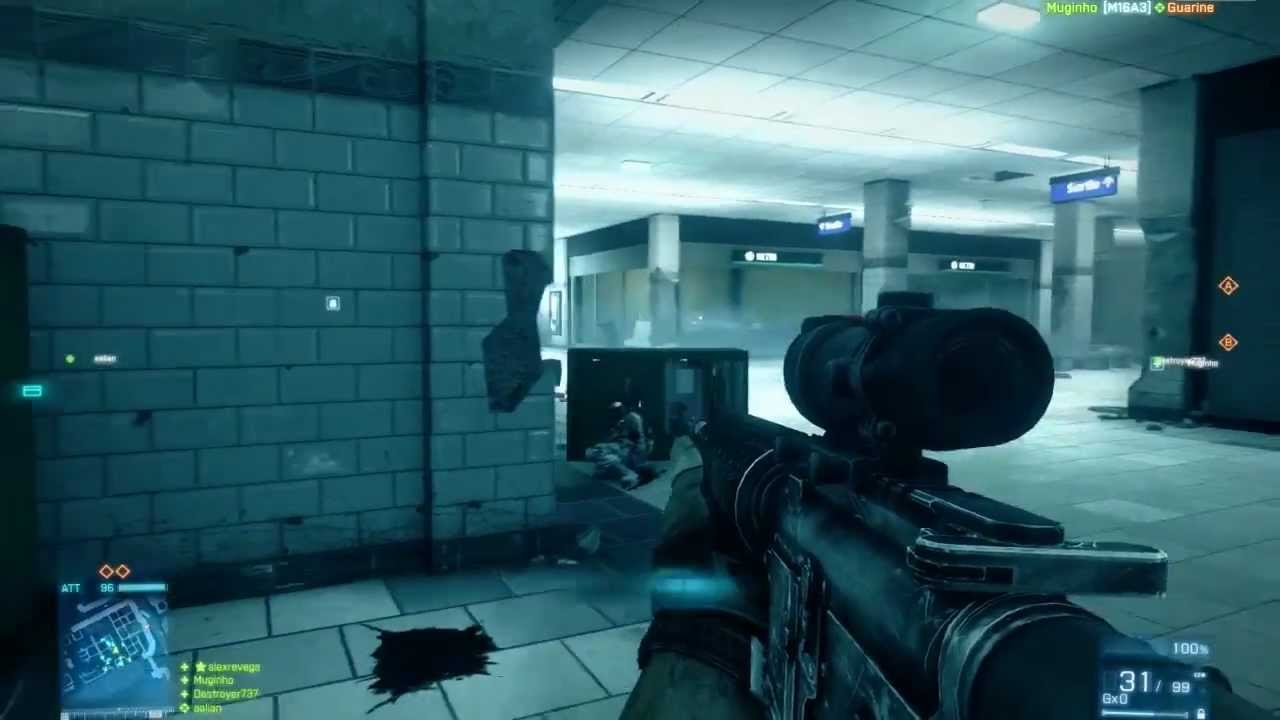Battlefield 3 Beta Gameplay Operation Metro (HD)
