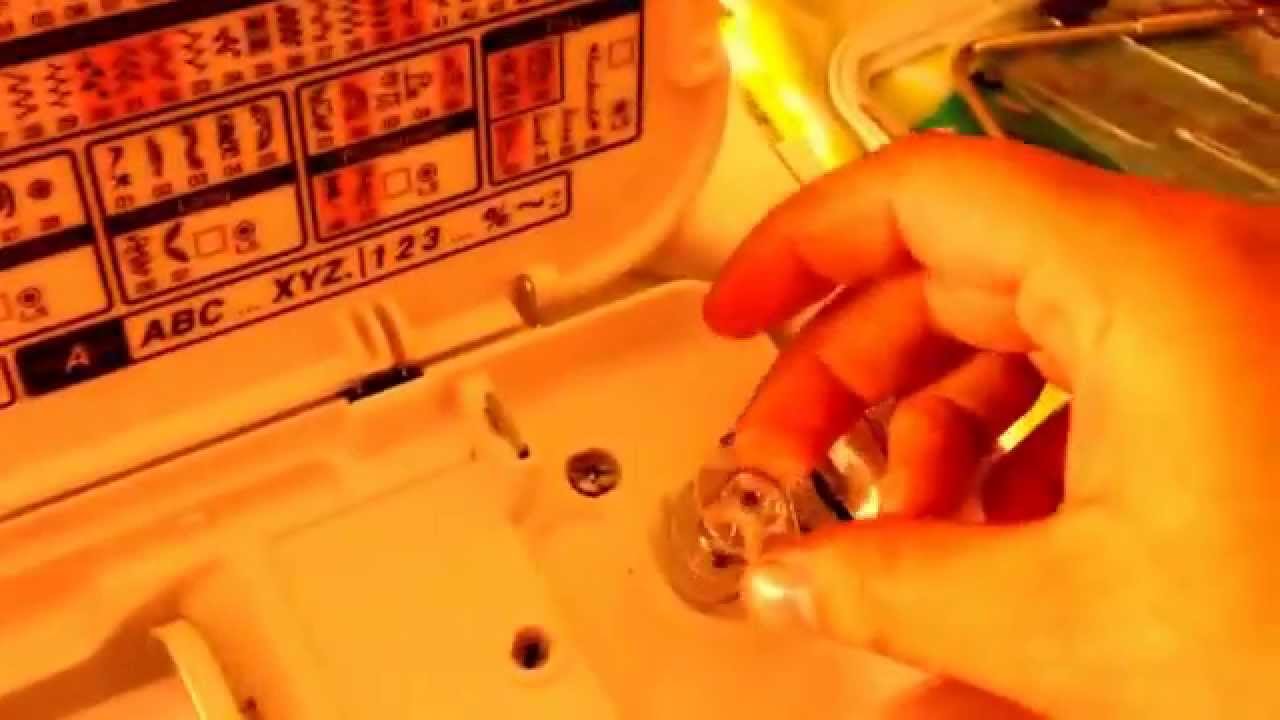Threading the bobbin on Janome Memory Craft 9900