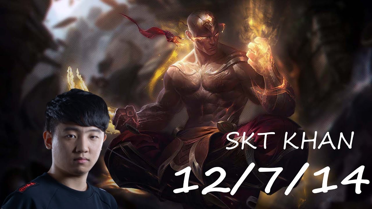 T1 Khan Stream: Khan Leesin KDA 12/7/14.
