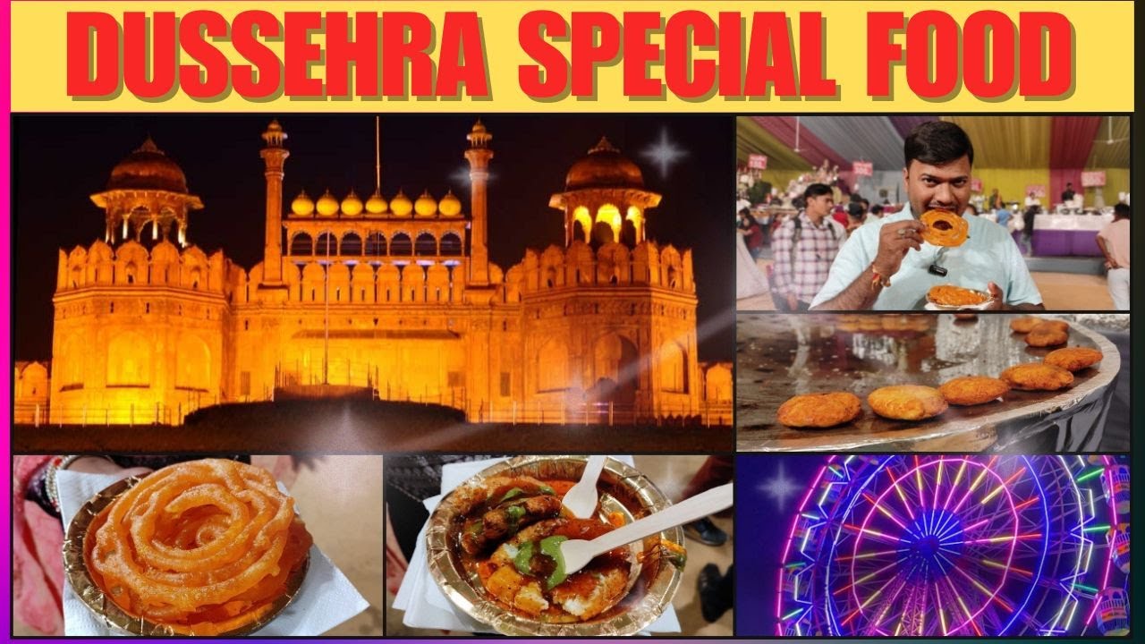 Dussehra special Food in Lal Qila || Delhi Biggest Food Mela || 