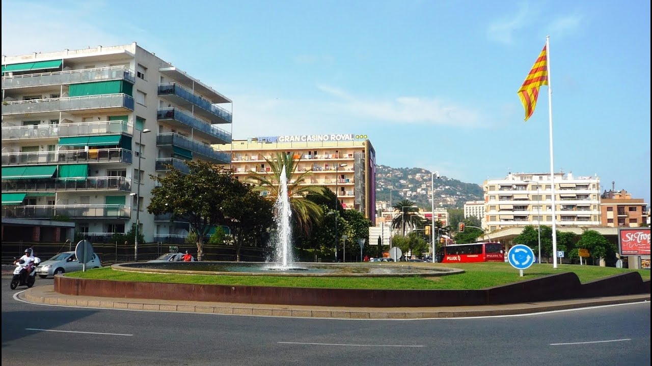 Lloret de Mar from the bus