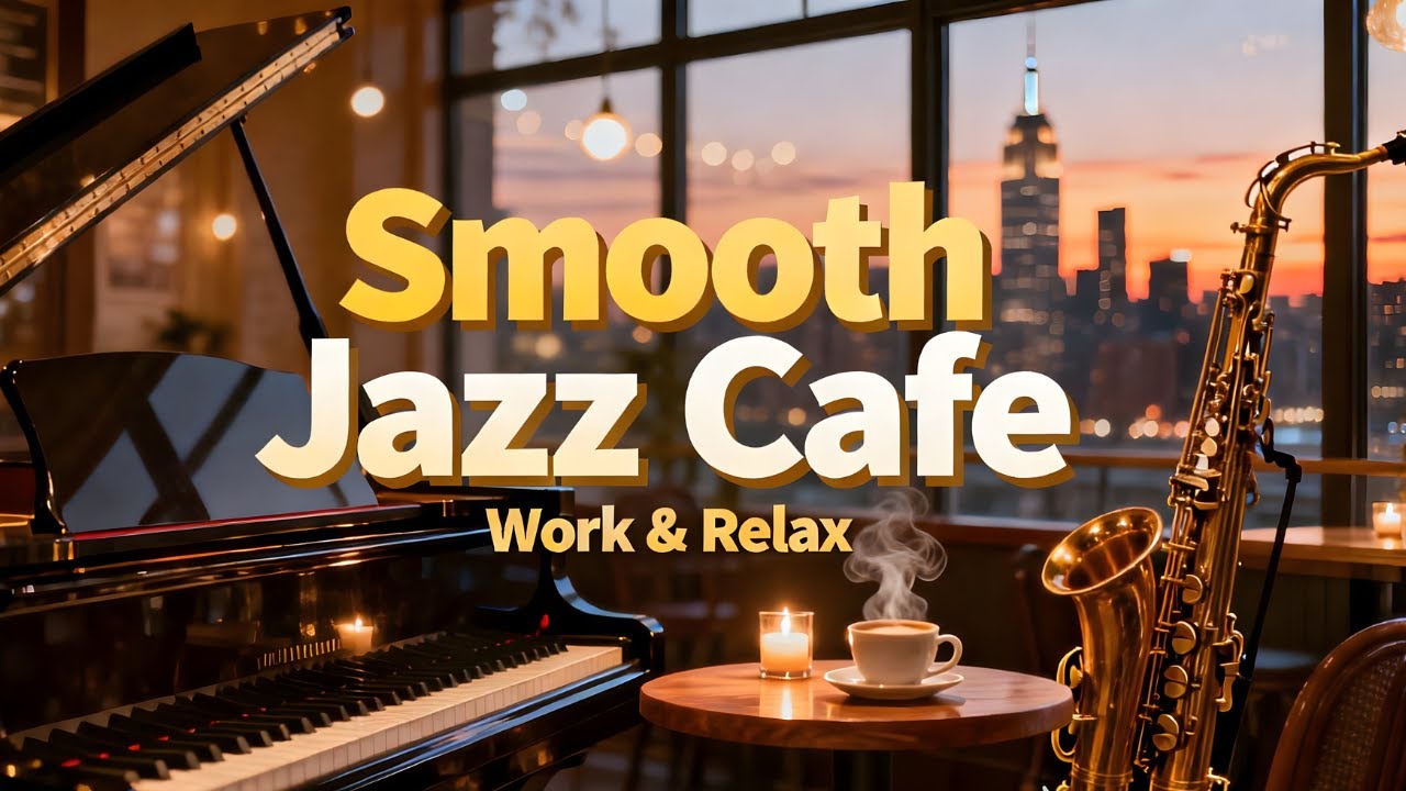 Smooth Jazz Instrumentals ☕ Relaxing Background Music for Work, Study & Cafe