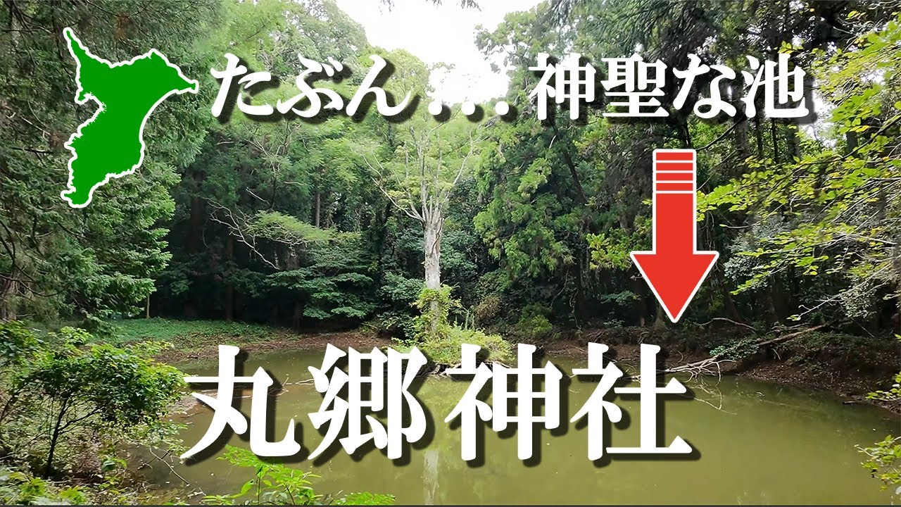 【秘境・穴場】〜神池がある丸郷神社が素晴らしい〜ドローン空撮