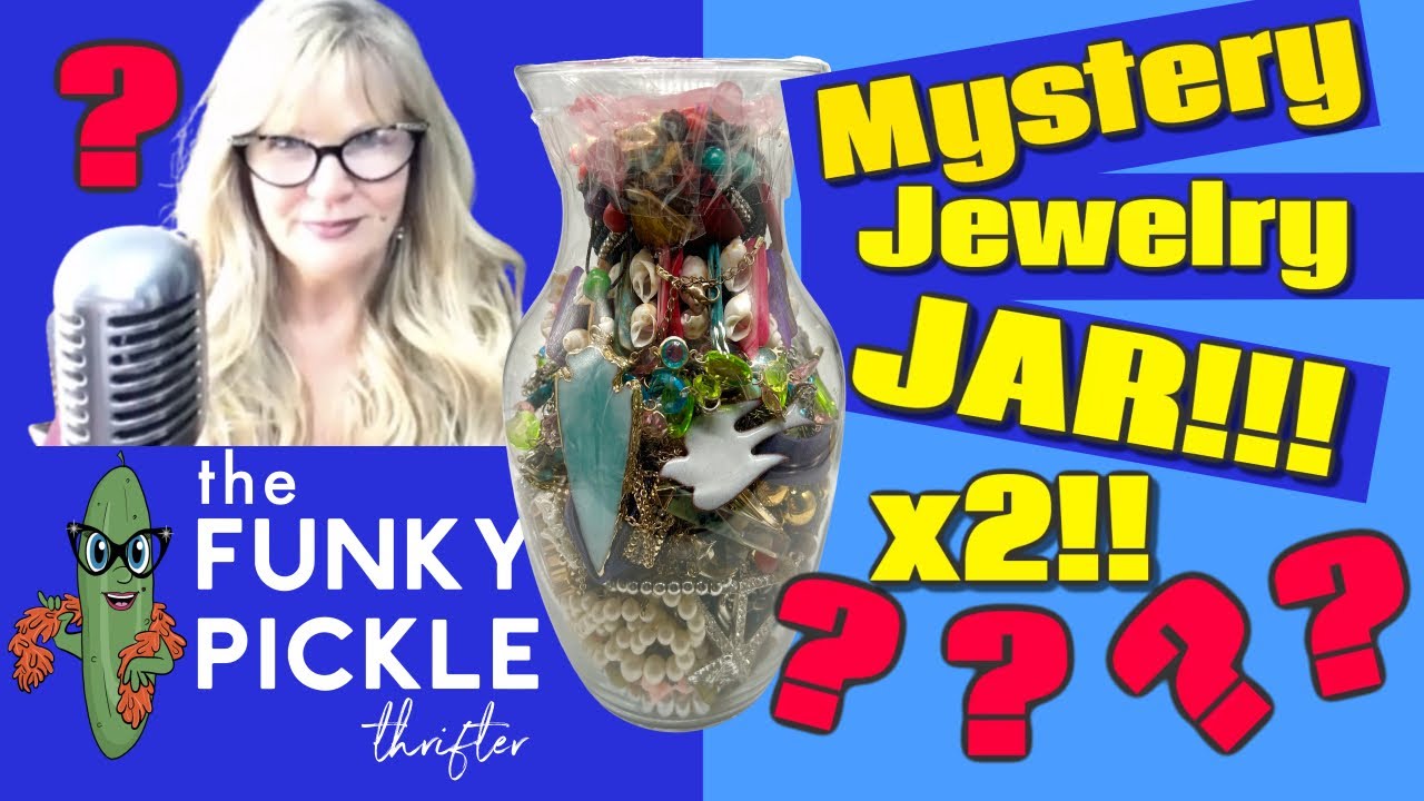 FUN Vintage Jewelry MYSTERY Unboxing Unjarring Found Sterling Silver !