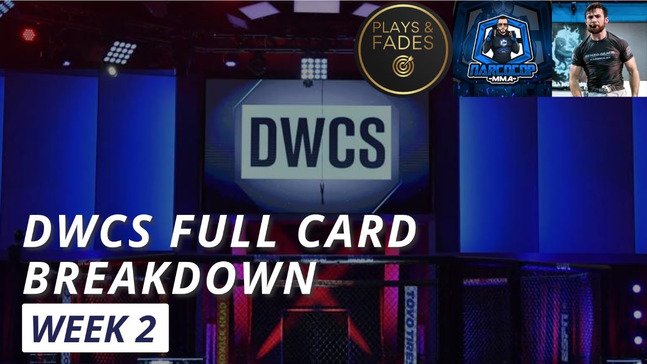 Dana White's Contender Series 2022 Week 2 Betting Picks and Predictions