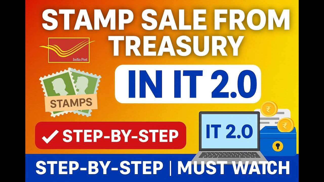 Stamp Sale Directly from Treasury in IT 2.0 | Full Step-by-Step Guide 🏤📮