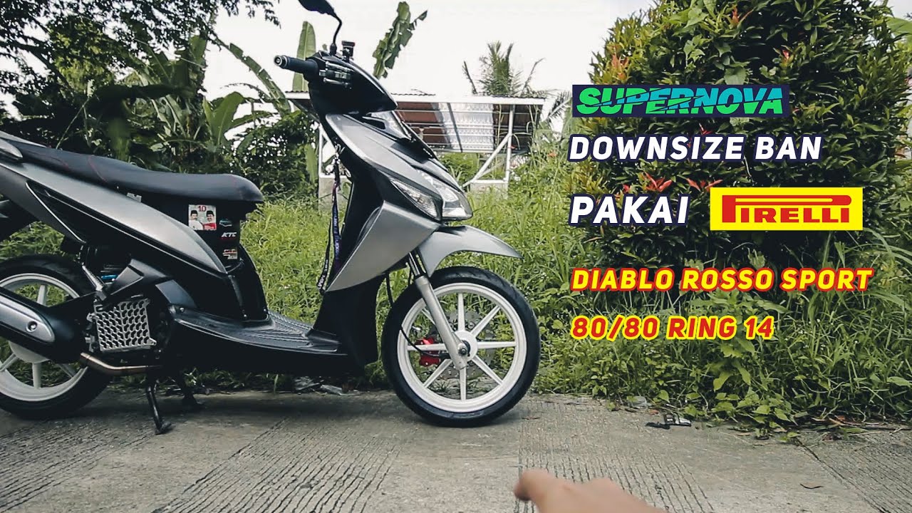 Review Ban Pirelli Diablo Rosso Sport Ukuran 80/80 Ring 14 | Downsize Ban si Supernova !!