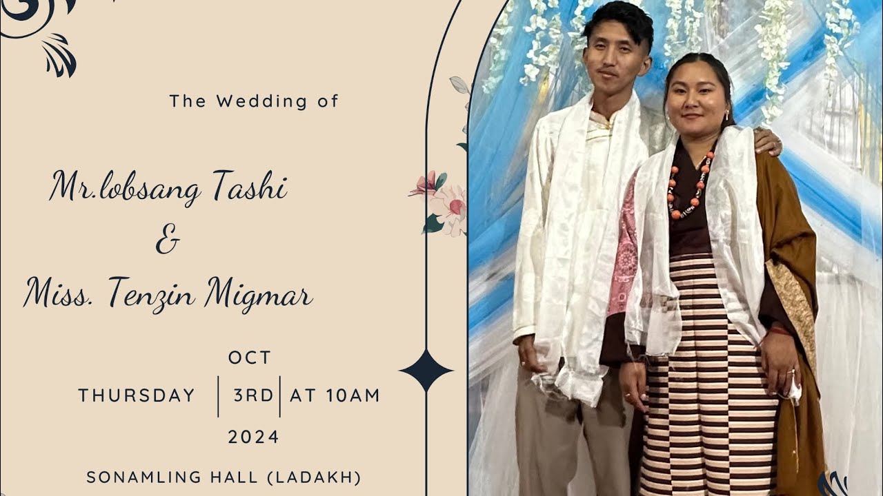 Tibetan Wedding Ceremony of Mr.Lobsang Tashi & Miss.Tenzin Migmar | #tibetanvloger#ladakh#tibetan