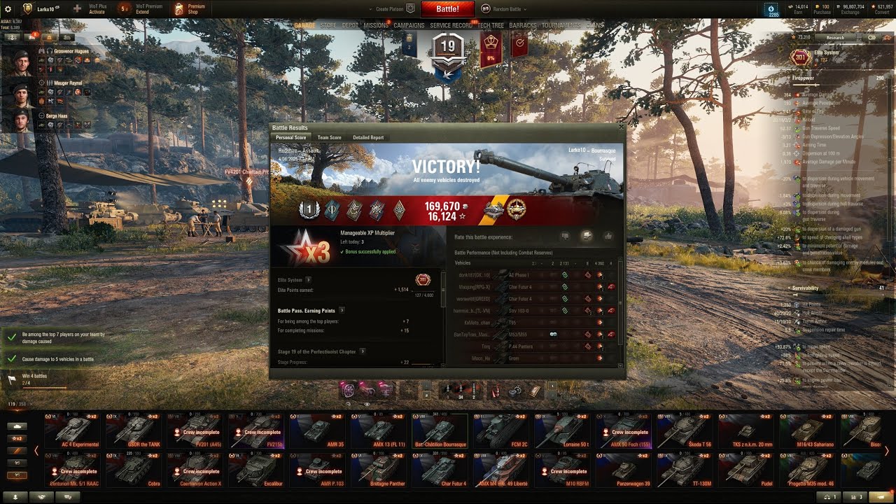 Bourrasque on Redshire High Caliber 4360 Damage & 4 Kills 2131 Assistance Damage