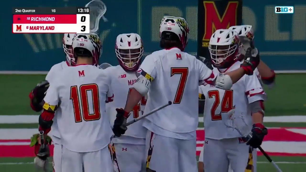 Maryland vs Richmond Lacrosse Highlights | 2025 College Lacrosse