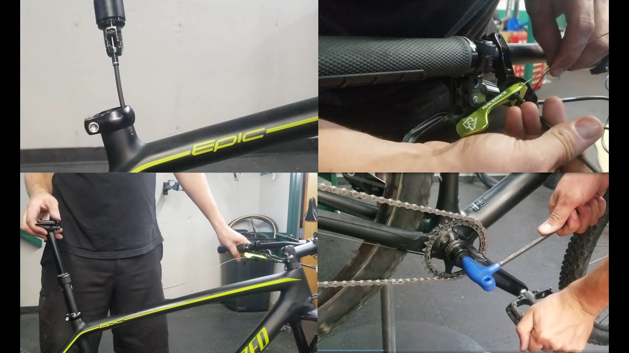 Dropper seat post installation. Lets fix a bike #5. Specialized Epic Hardtail Carbon Dropper Post.