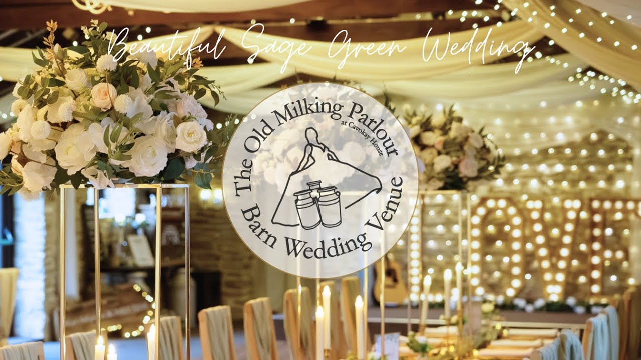 Beautiful Sage Green Wedding, a collaboration with @theoldmilkingparlouratcavo9634 and Novia Events