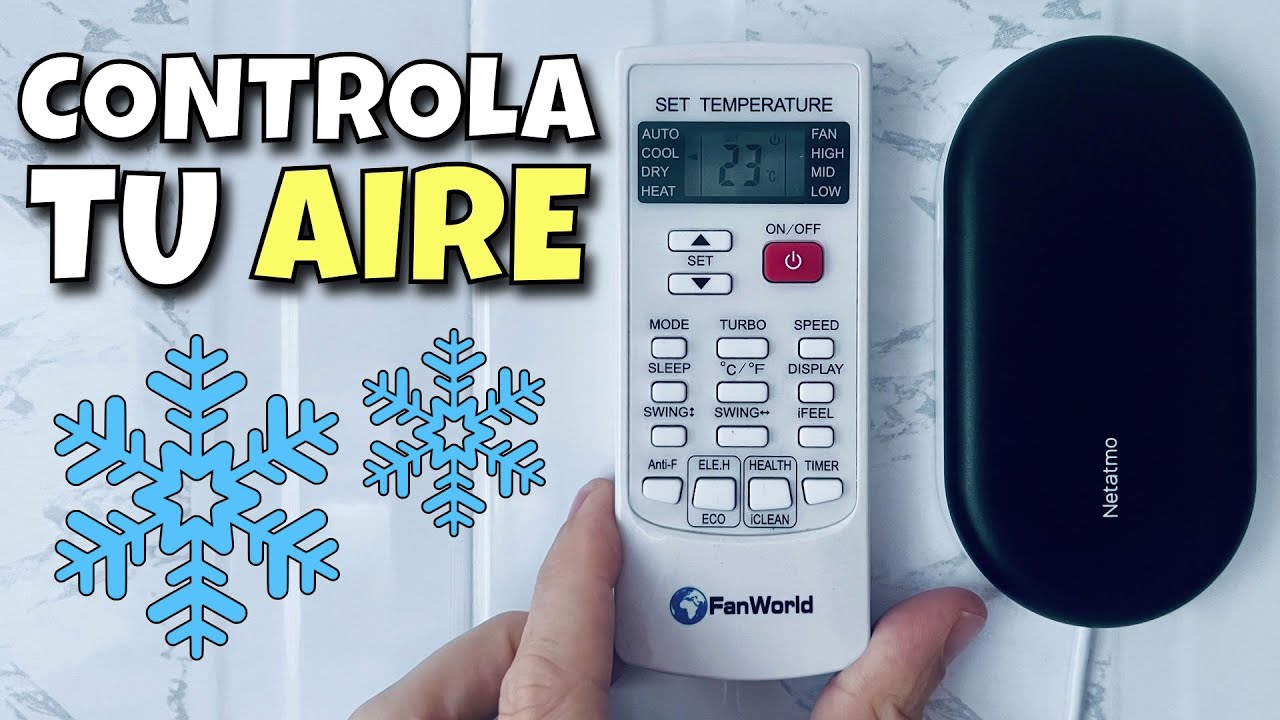 ⚠️ AHORRA dinero en tu AIRE ACONDICIONADO con este CONTROLADOR | Netatmo Smart AC controller