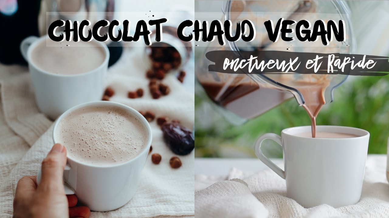 un CHOCOLAT CHAUD SANS LACTOSE & SANS SUCRE mais ULTRA BON!