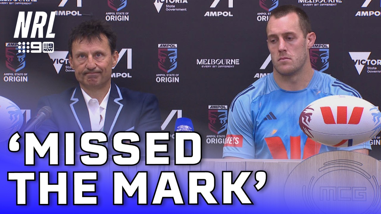 Daley Addresses 2nd Half Disaster: Origin Presser | NRL on Nine