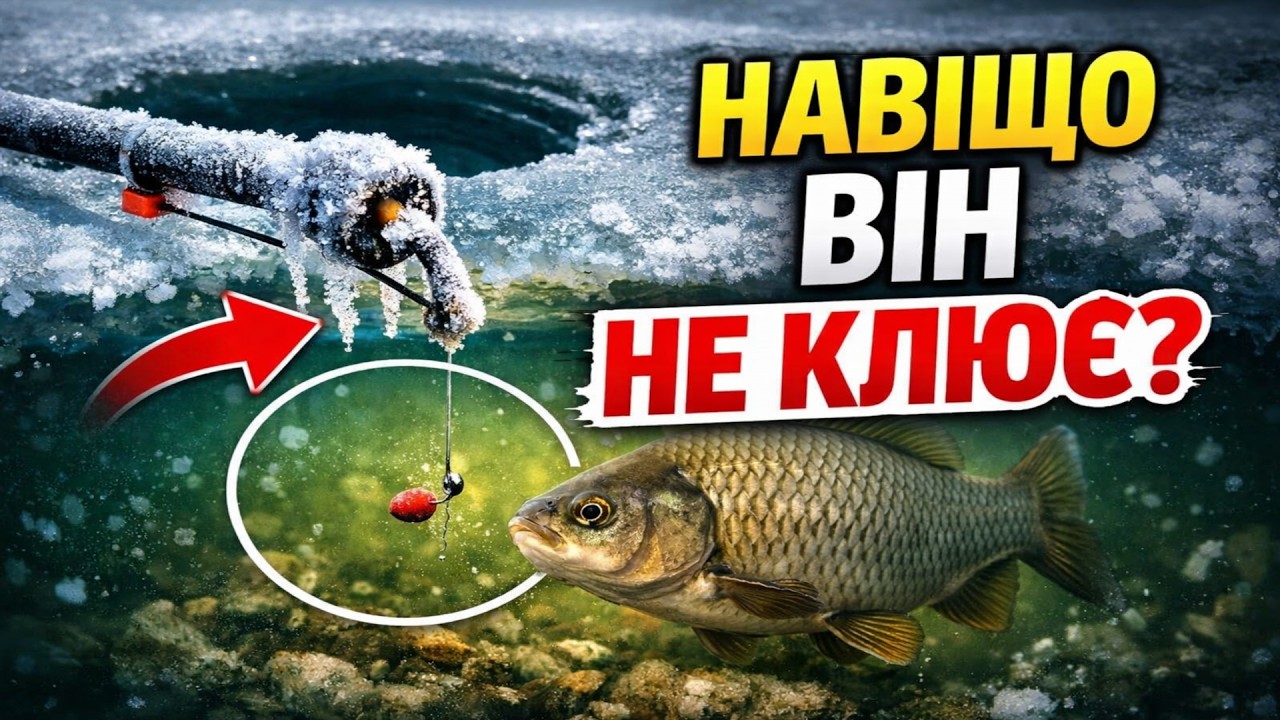 Замерз кивок? Це не головна біда! Ось чому ви НЕ БАЧИТЕ 90% покльовок.