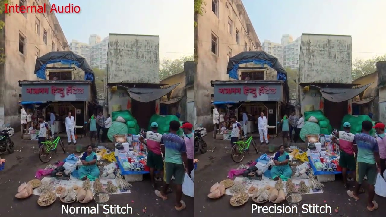 DJI Osmo 360-Stitch and Audio comparison