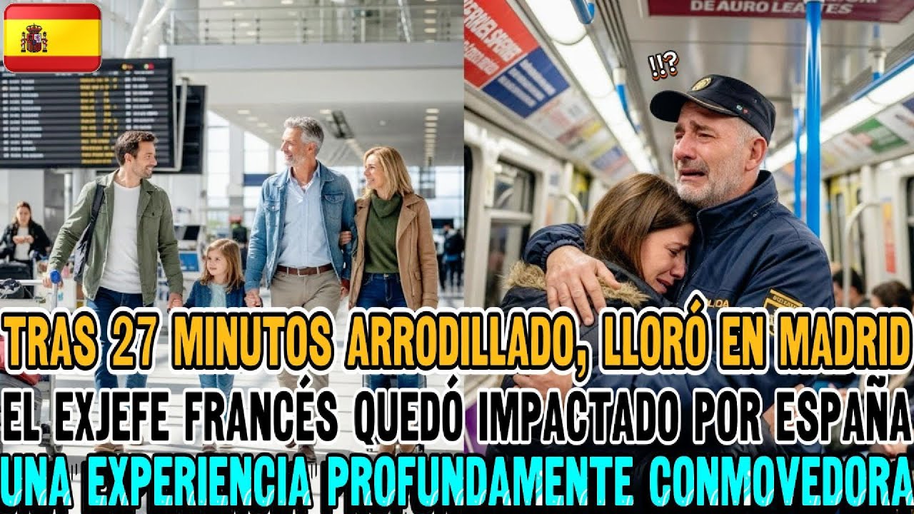 Tras 27 minutos, rompió a llorar en Madrid; el exjefe de policía francés sorprendió a todos a su alr
