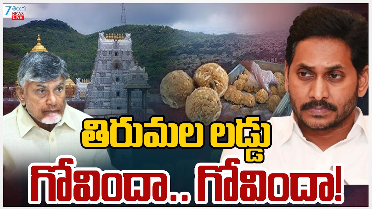 LIVE:Tirumala Laddu Ghee Politics Heat Up |Tirumala laddu adulteration case | తిరుమల లడ్డు గోవిందా..