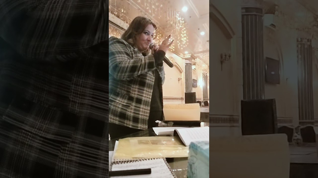جزء من محاضرة الشائعات ا تريزا التدريب الخامس لبيت العائله المصريه بالمنيا/ المركز الاسلامي المسيحي