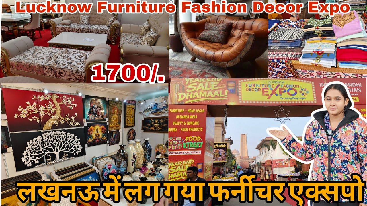 Lucknow Furniture Fashion Decor Expo 😍 | Home Decor & Furniture Shopping @glamgirl4681 