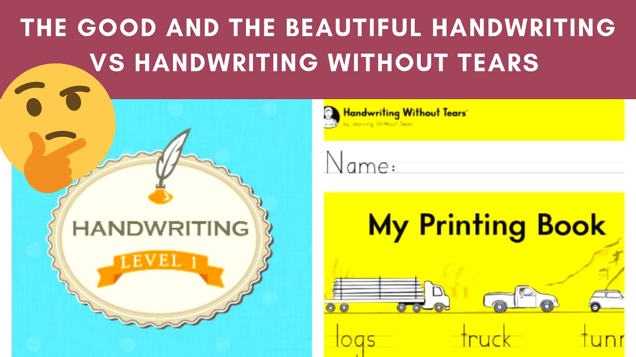 HANDWRITING WITHOUT TEARS VS TGATB HANDWRITING||HOMESCHOOL HANDWRITING CURRICULUM||WHAT WE PREFER