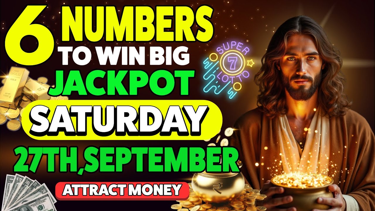 🙏GOD SAYS: 6 Lucky Numbers to Win Big JACKPOT on Saturday, September 27th, 2025 | Daily Prayer