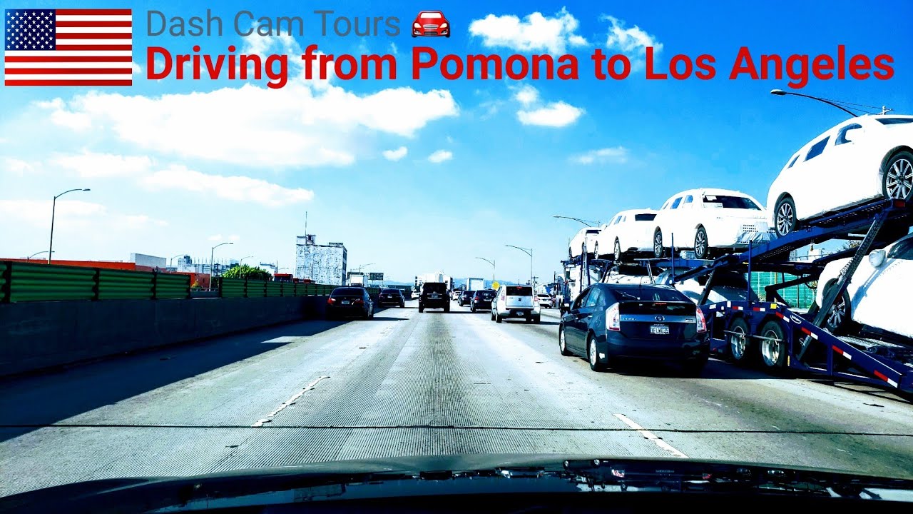 Driving from Pomona College to Los Angeles || Dash Cam Tours 🚘