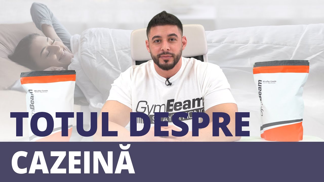 Totul despre cazeină și proteinele „de noapte” 😴 | GymBeam | Fitness Academy