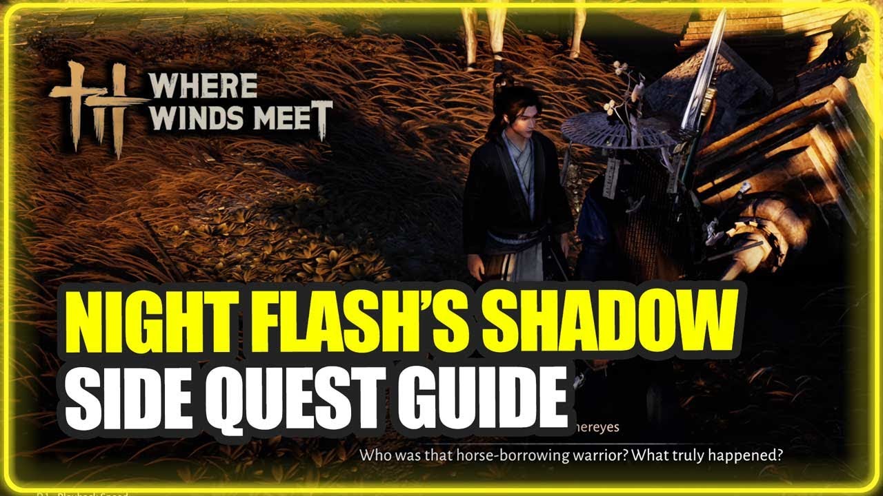 Where Winds Meet Night Flash's Shadow | Encounter | Harvestfall Village | PS5 4K